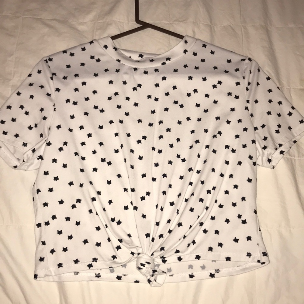 Printed crop top